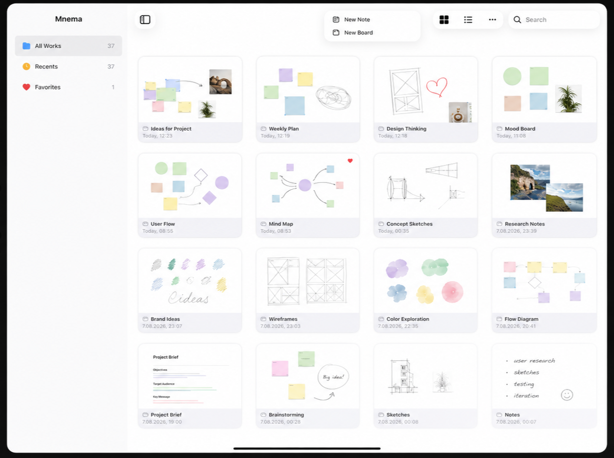 Brainstorm board